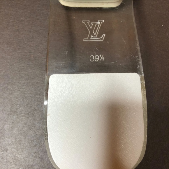 Used White/Transparent Louis Vuitton Sandals - Picture 5 of 6